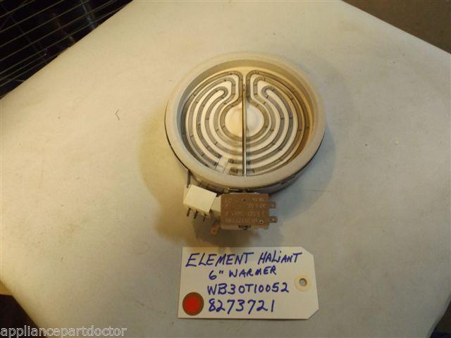 GE STOVE WB30T10052 8273721 Element Haliant 6 GE STOVE WB30T10052 8273721 Element Haliant 6